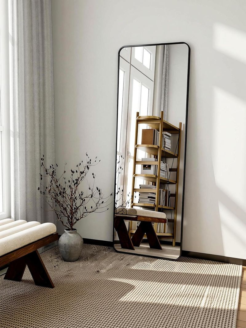 ARTMENT Arched Floor Black Frame Mirror 150 X 40 CM - Image 6