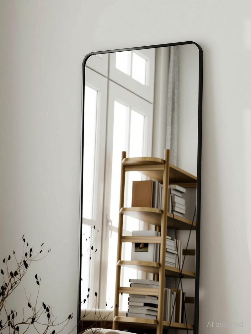 ARTMENT Arched Floor Black Frame Mirror 150 X 40 CM - Image 4