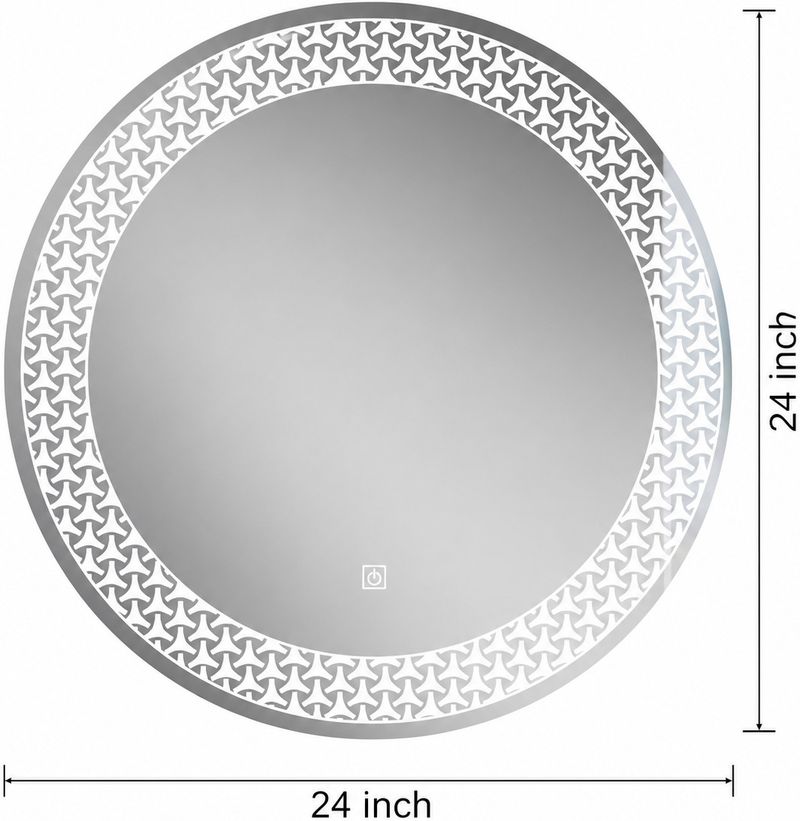 SAHAJ PLASTO 24x24 LED Wall Decorative for Wash Basin - Image 5
