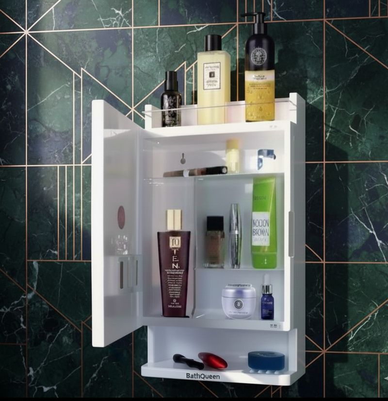 Bath Queen RichLook White Bathroom Mirror - Image 5