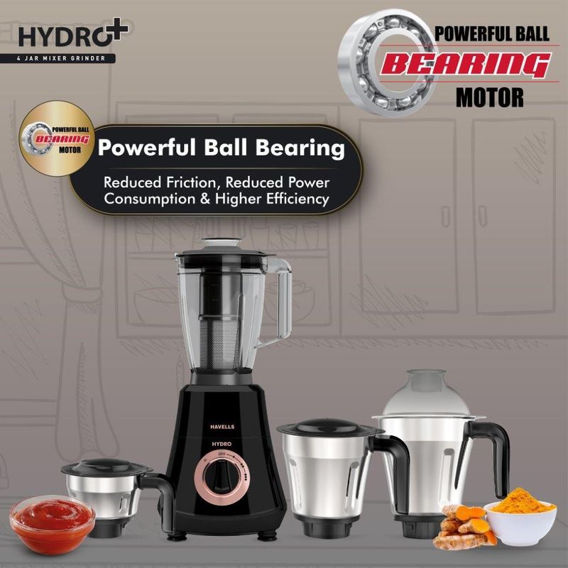 HAVELLS Hydro Plus 1000 W Mixer Grinder - Image 4