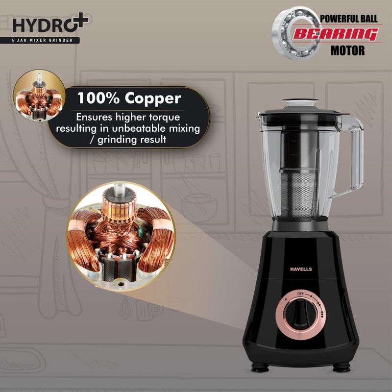 HAVELLS Hydro Plus 1000 W Mixer Grinder - Image 5