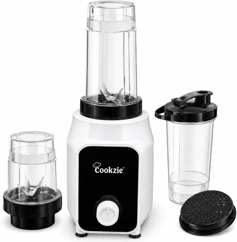 Cookzie Nutri Blender 500 W Juicer Mixer Grinder (Nutri Blender 500 W Juicer Mixer Grinder | 3 Jars | Black) - Image 2