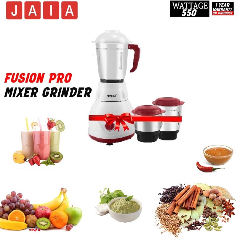 JAIA FAST 550 W Mixer Grinder - Image 4