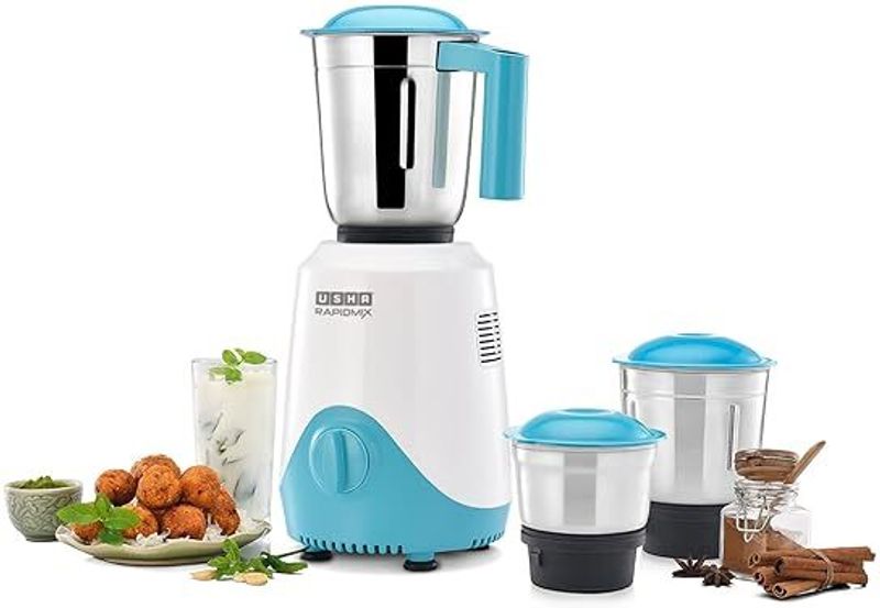 USHA Spin Pro 500W Mixer Grinder (SN500 MX3) - Image 2