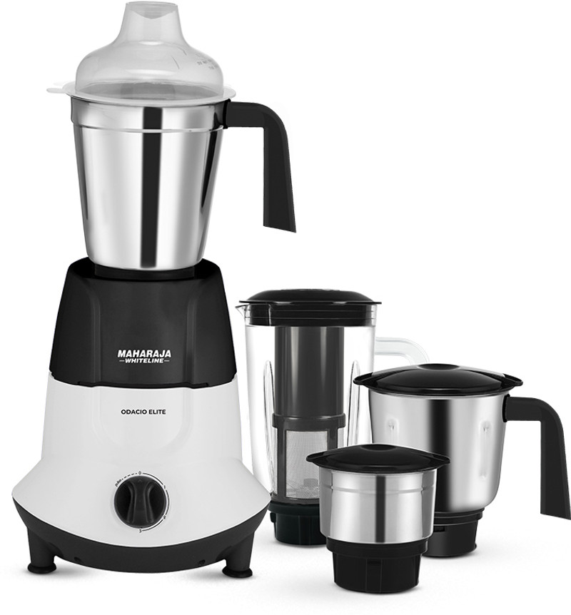MAHARAJA WHITELINE MX-278 750 W Mixer Grinder Odacio Elite | 4 Jars | White, Black