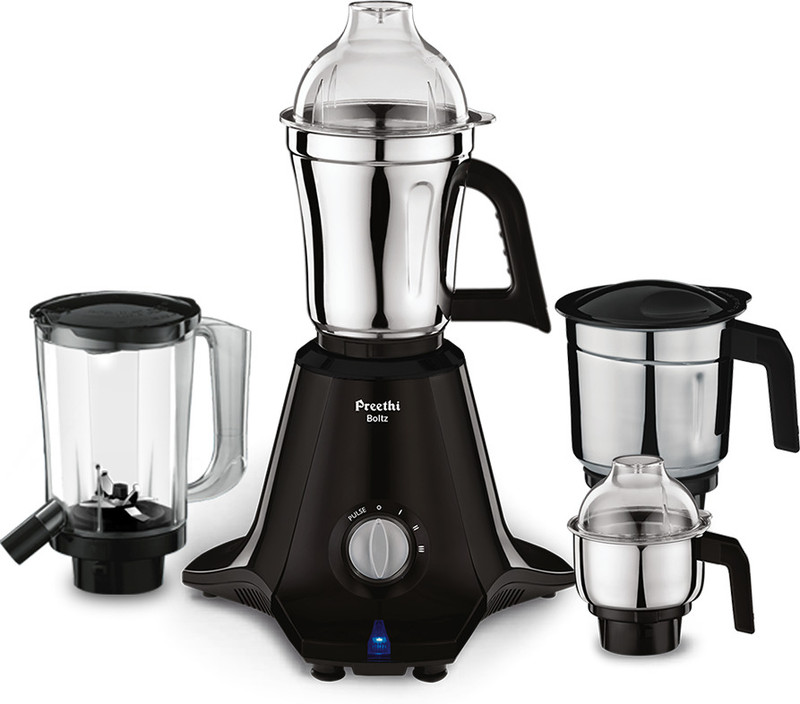Preethi Boltz 1000 W Mixer Grinder (MG288 | 4 Jars | Po..