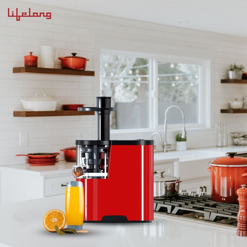 Lifelong Mastiquer 180W Juicer Red - Image 5
