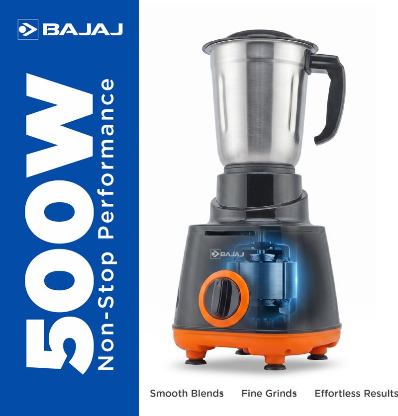 Bajaj Rex 500 W Mixer Grinder - Image 4