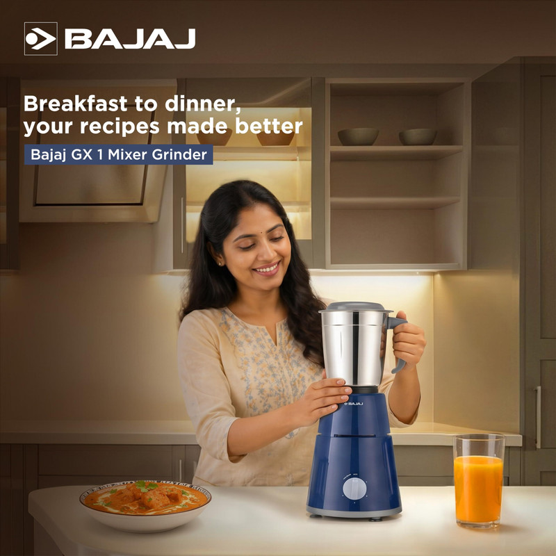 BAJAJ GX 1 500 W Mixer Grinder Price in India - Buy BAJAJ GX 1 500 W Mixer Grinder Online at Flipkart.com