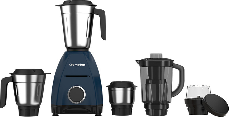 Crompton DX 750 W 750 W Juicer Mixer Grinder ACGM-DX750W 5J | 5 Jars | Blue & Black