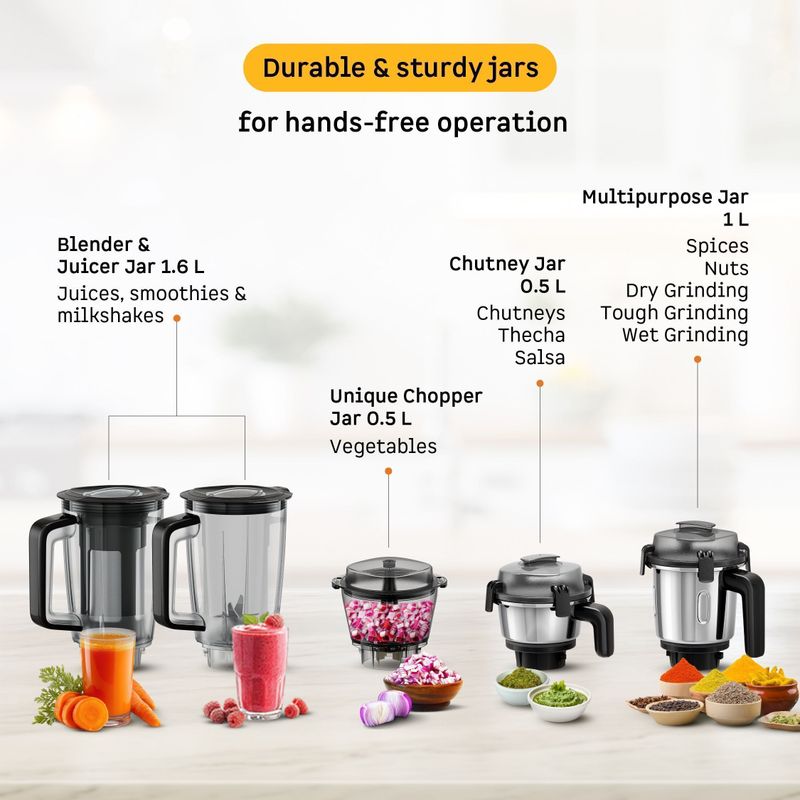 Atomberg Zenova Fresh 550W Mixer Grinder - Image 6