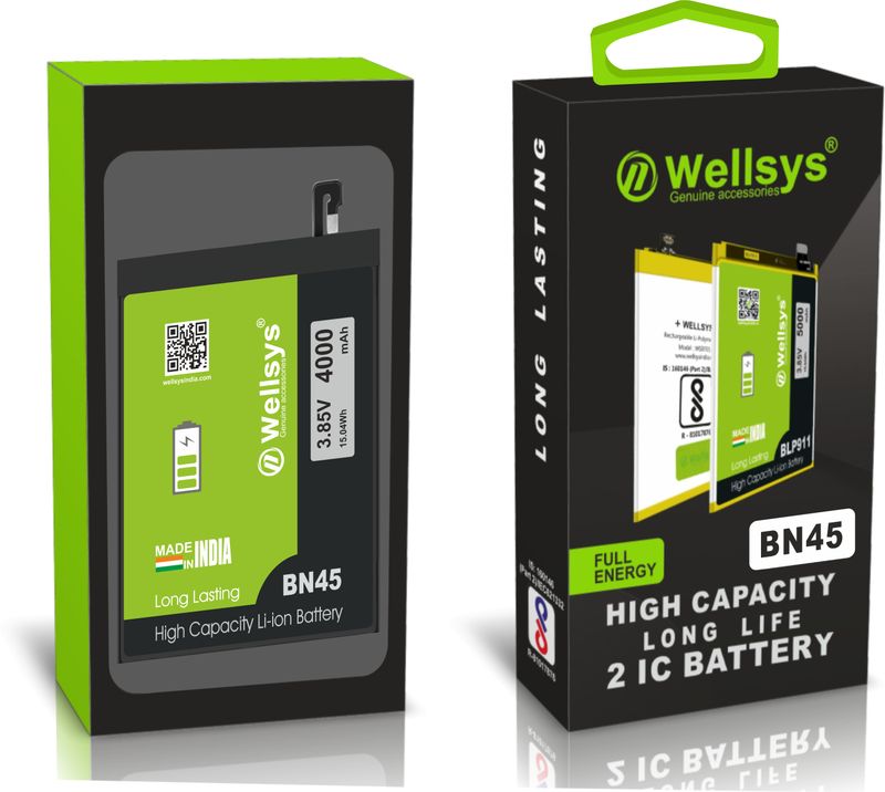 WELLSYS Mobile Battery for Xiaomi Redmi Note 5 Pro (BN45) 4000mAh - Image 3