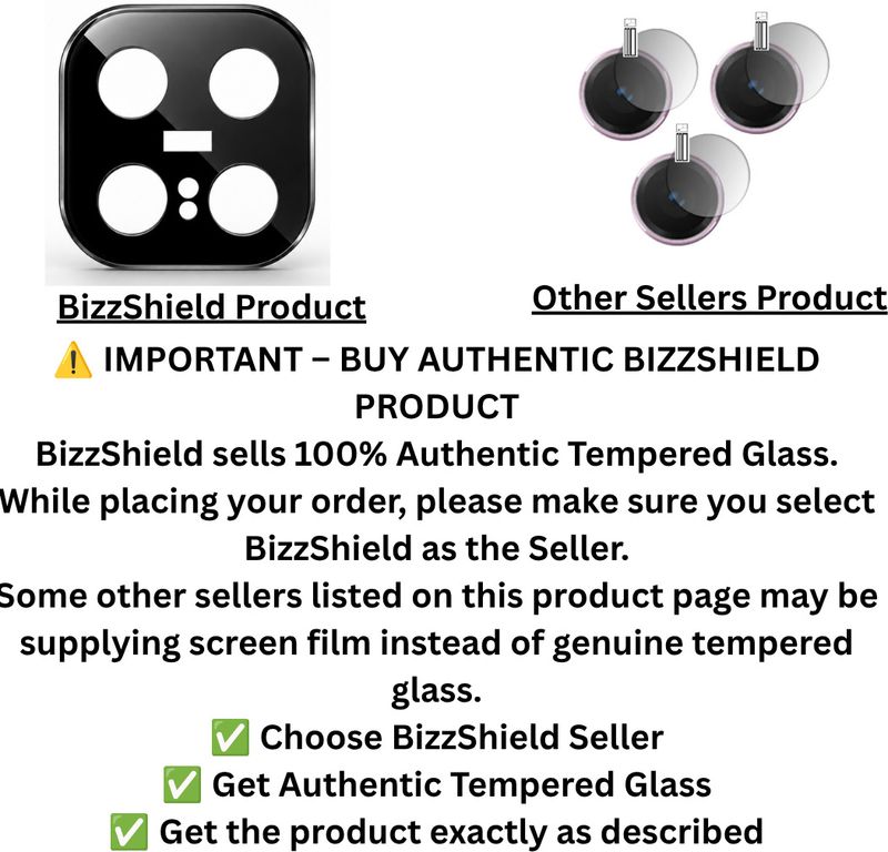 BizzShield Back Camera Lens Glass Protector for Vivo V70 - Image 3