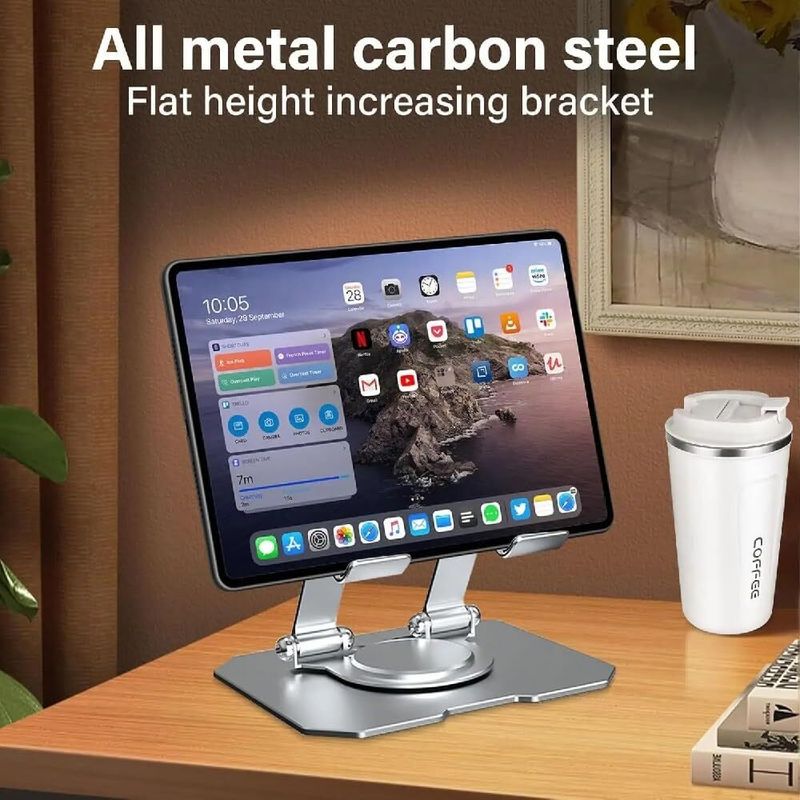Wicrotec Aluminium Tablet Rotating Base Foldable - Image 3
