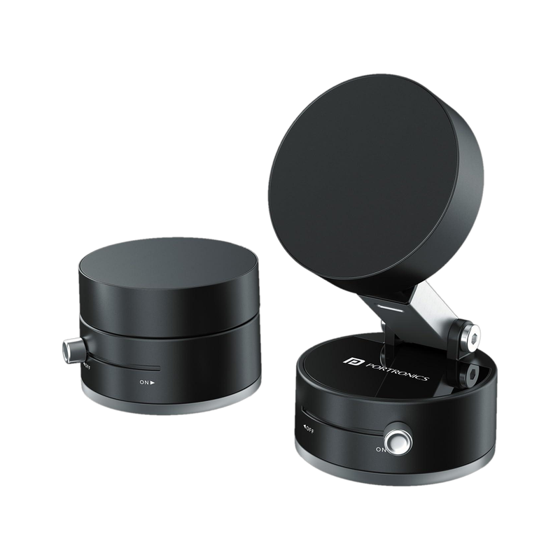 Portronics Hold X Magnetic Vacuum Suction Mobile Holder - Image 2