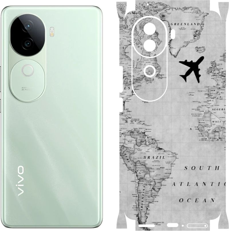 yuvu77 Full Back Skin for Vivo V40e 5G - Image 2