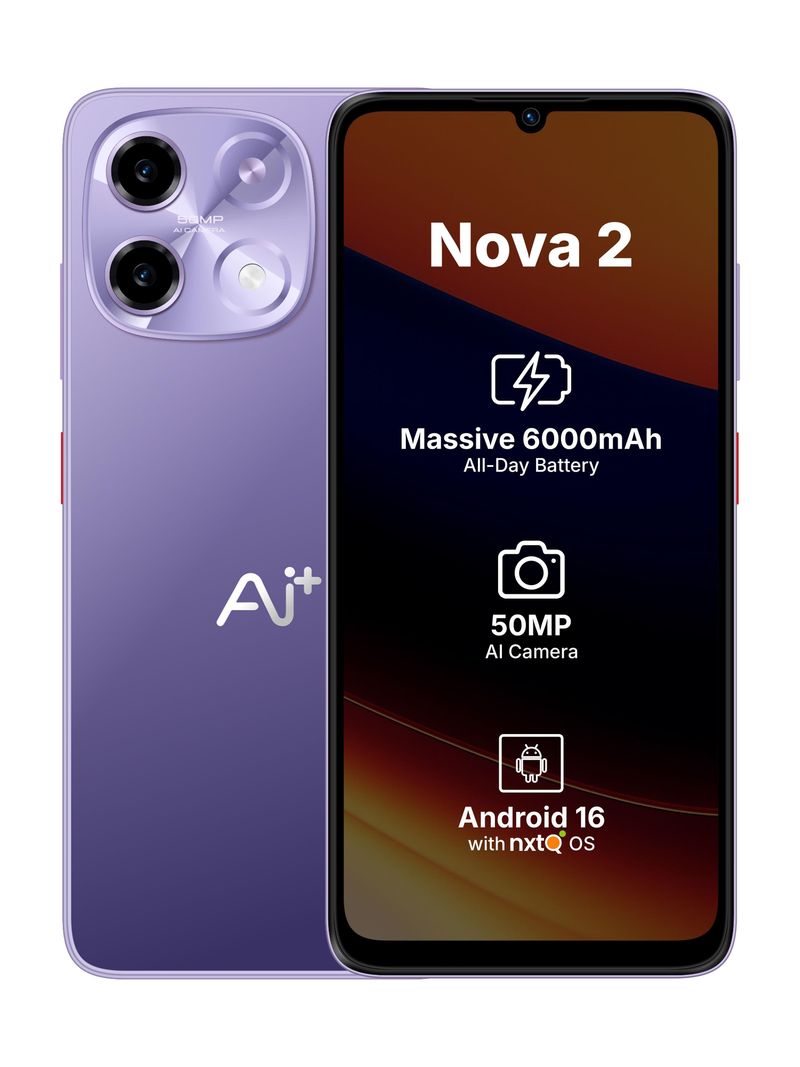 Ai+ Nova 2 5G 128GB Purple - Image 2