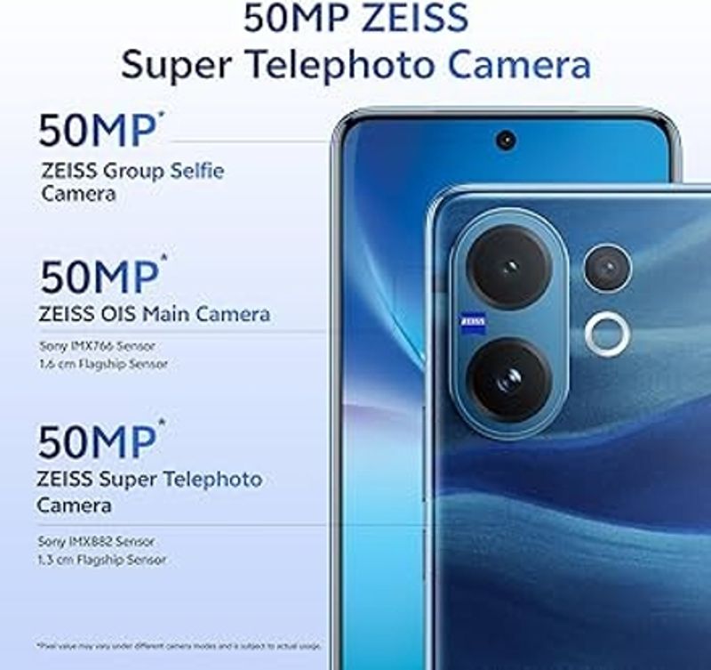 vivo वी60 5जी (मूनलित ब्लू, 128 GB) (8 GB RAM) - Image 3