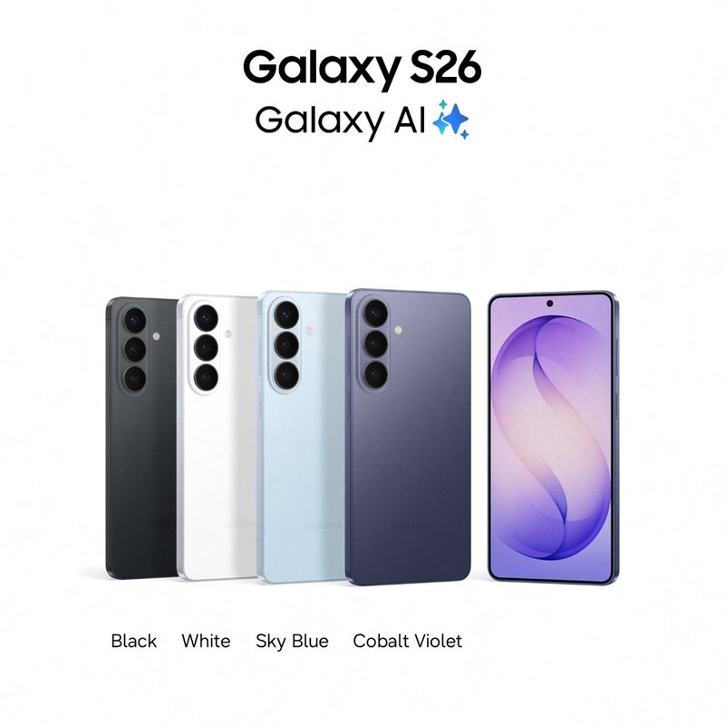 Samsung Galaxy S26 5G 256GB 12GB RAM Sky Blue - Image 3