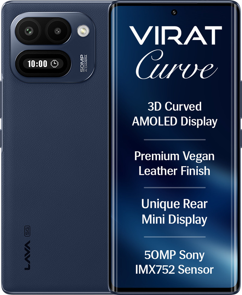 LAVA Virat Curve 5G (Heritage Indigo, 128 GB)