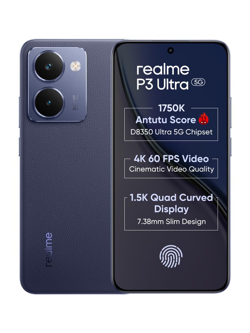 realme P3 Ultra 5G 128GB Neptune Blue - Image 2