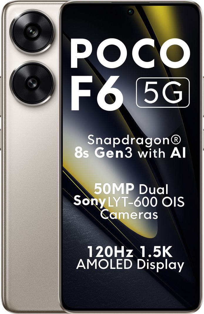 POCO F6 5G 256GB 12GB RAM Titanium - Image 2