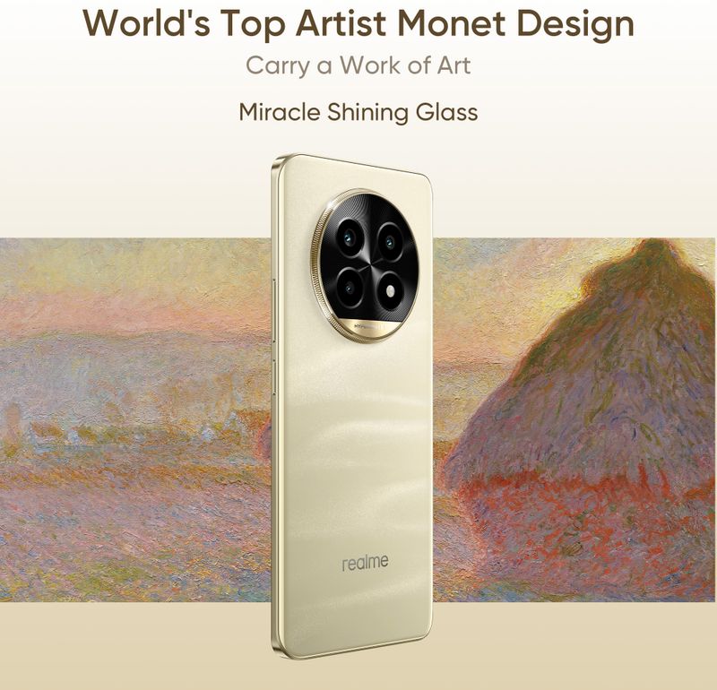 realme 13 Pro 5G 512GB Monet Gold - Image 6