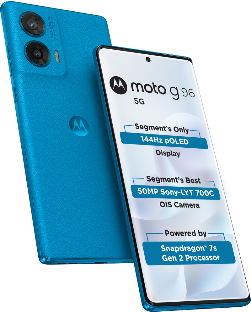 motorola g96 5g pantone dresden blue 256 gb