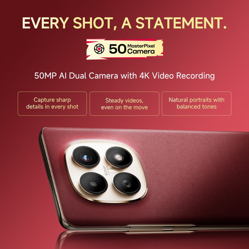 Redmi Note 15 SE 5G 128GB 6GB RAM Crimson Reserve - Image 5