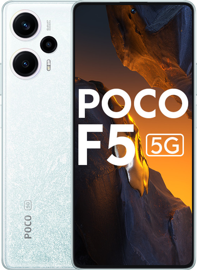 POCO F5 5G (Snowstorm White, 256 GB) (8 GB RAM)
