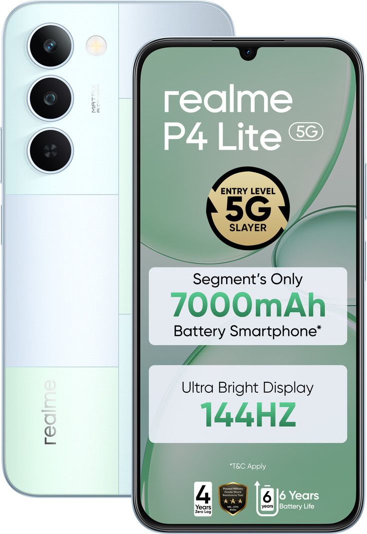 realme P4 Lite 5G (Mosaic Green, 64 GB) 4 GB RAM