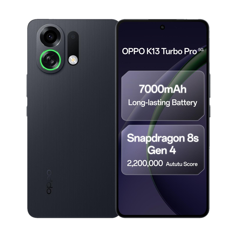 Oppo K13 Turbo Pro 5g (midnight Maverick, 256 Gb, 7000 Mah)