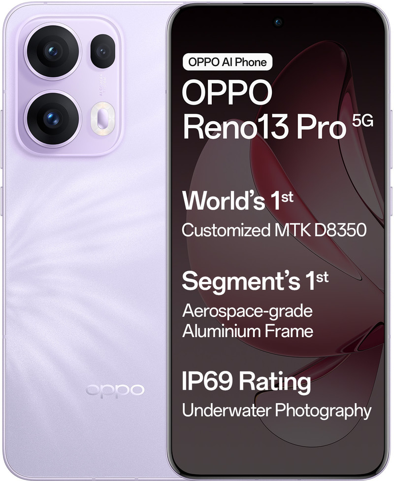 oppo reno13 pro 5g mist lavender 256 gb