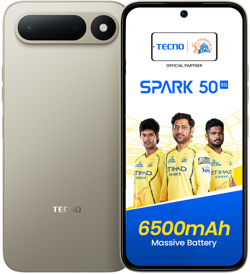 price history - Tecno Spark 50 5G (Champagne Gold, 128 GB) (4 GB RAM)