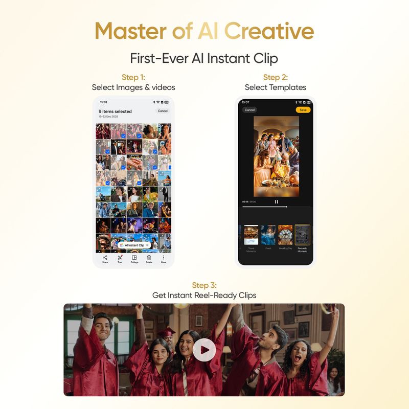 realme 16 Pro+ 5G 256GB 12GB RAM Gold - Image 5