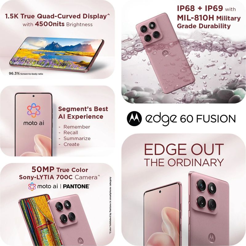 Motorola Edge 60 Fusion 5G 256GB Zephyr - Image 4