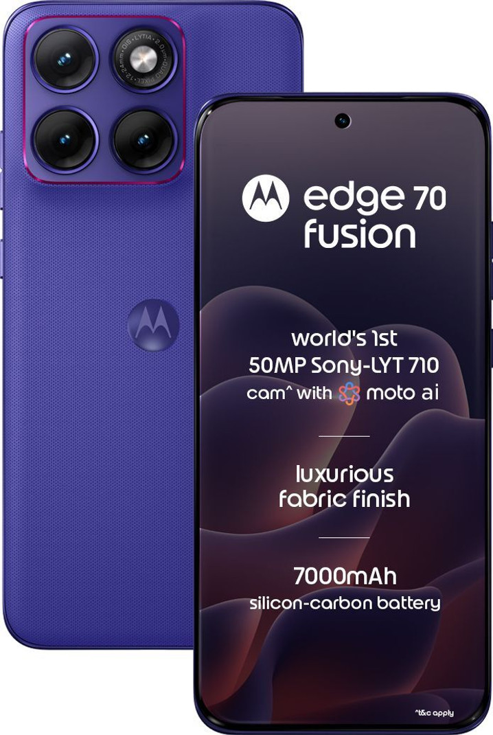 MOTOROLA Edge 70 Fusion Snapdragon (Pantone ORIENT BLUE, 128 GB)