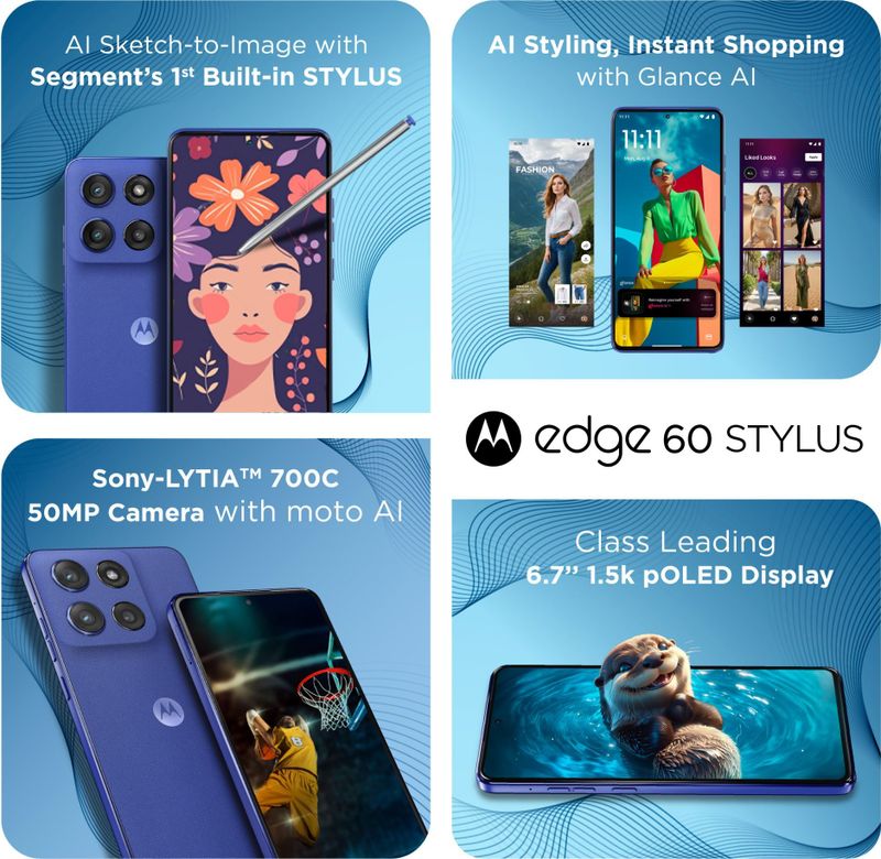 Motorola Edge 60 Stylus 256GB 8GB RAM - Image 5