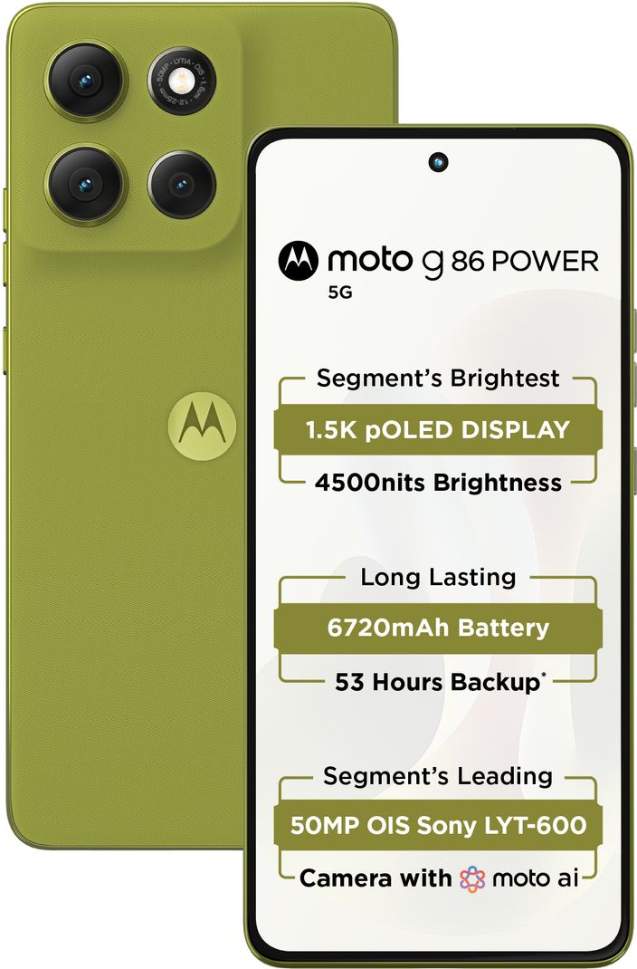 MOTOROLA G86 Power 5G (Pantone Golden Cypress, 128 GB) (8 GB RAM) - Image 3