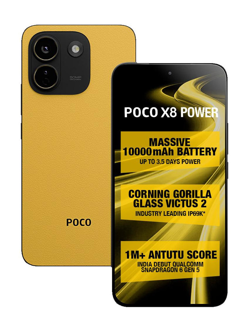 POCO X8 Power 5G (Yellow, 128 GB) 8 GB RAM