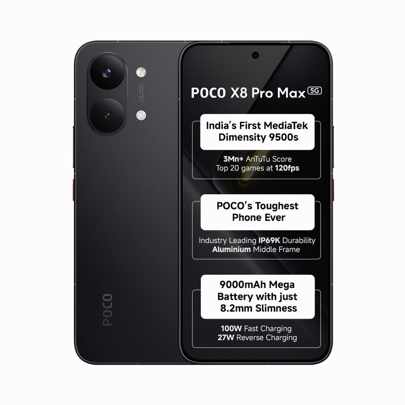 POCO X8 Pro Max 256GB Black - Image 2