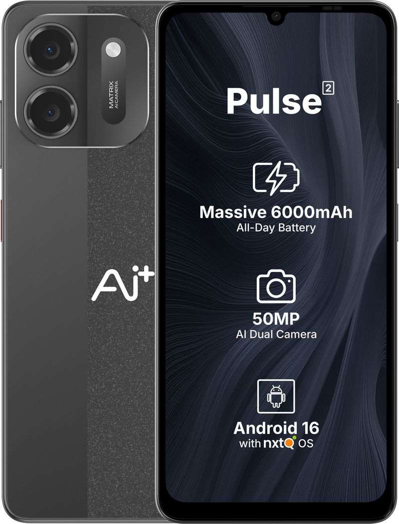 Ai+ पुलसे 2 (काला, 128 GB) (4 GB RAM) - Image 2