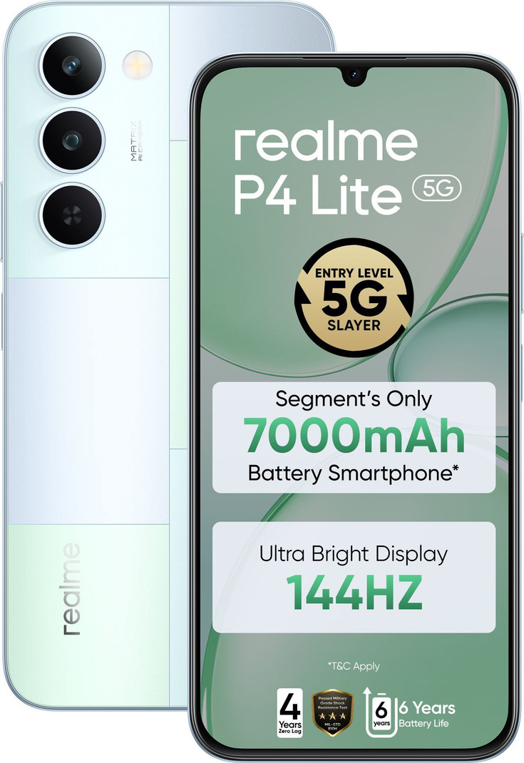 realme P4 Lite 5G (Mosaic Green, 128 GB) 6 GB RAM