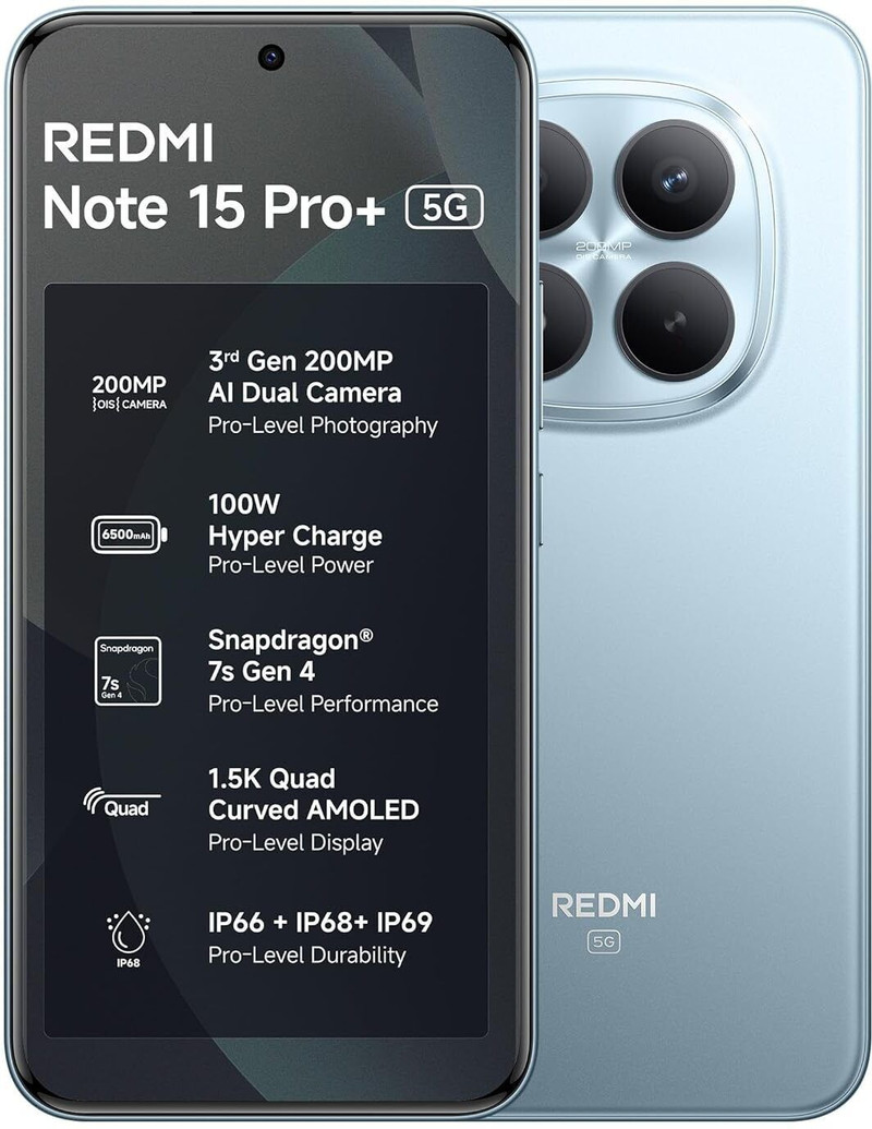 price history - REDMI Note 15 Pro + 5G (Mirage Blue, 256 GB) (8 GB RAM)