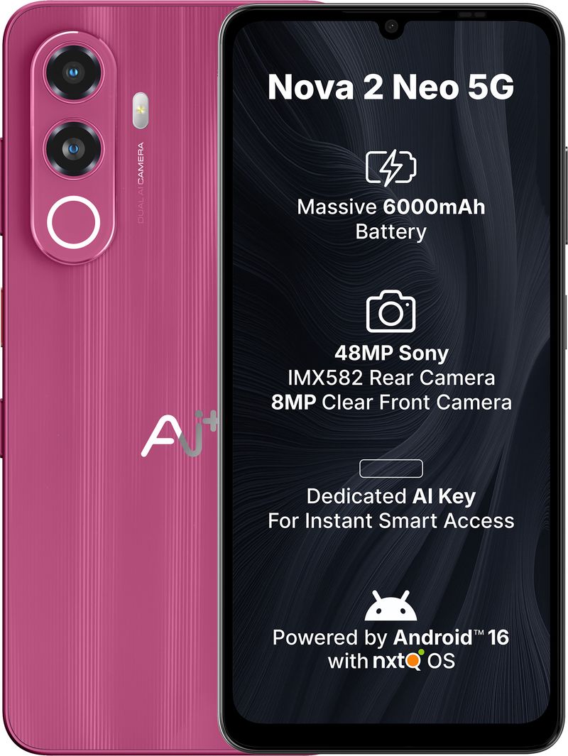 Ai+ Nova 2 Neo 5G (Red, 64 GB, 4 GB RAM) - Image 2