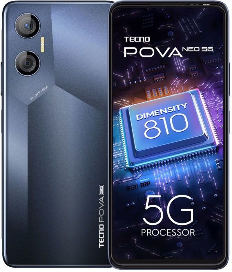 Tecno Pova Neo 5G 128GB 4GB RAM Sapphire Black - Image 3