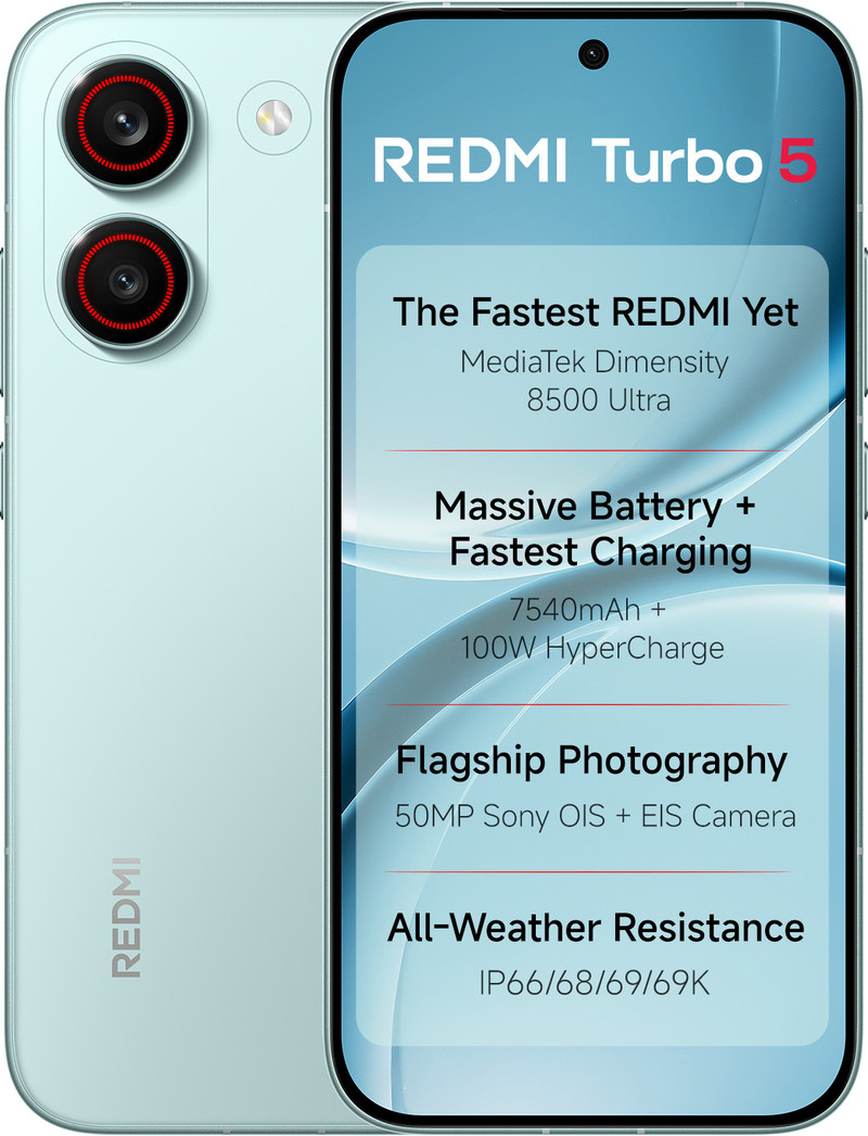 REDMI Turbo 5 5G (Nitro Blue, 256 GB) 12 GB RAM