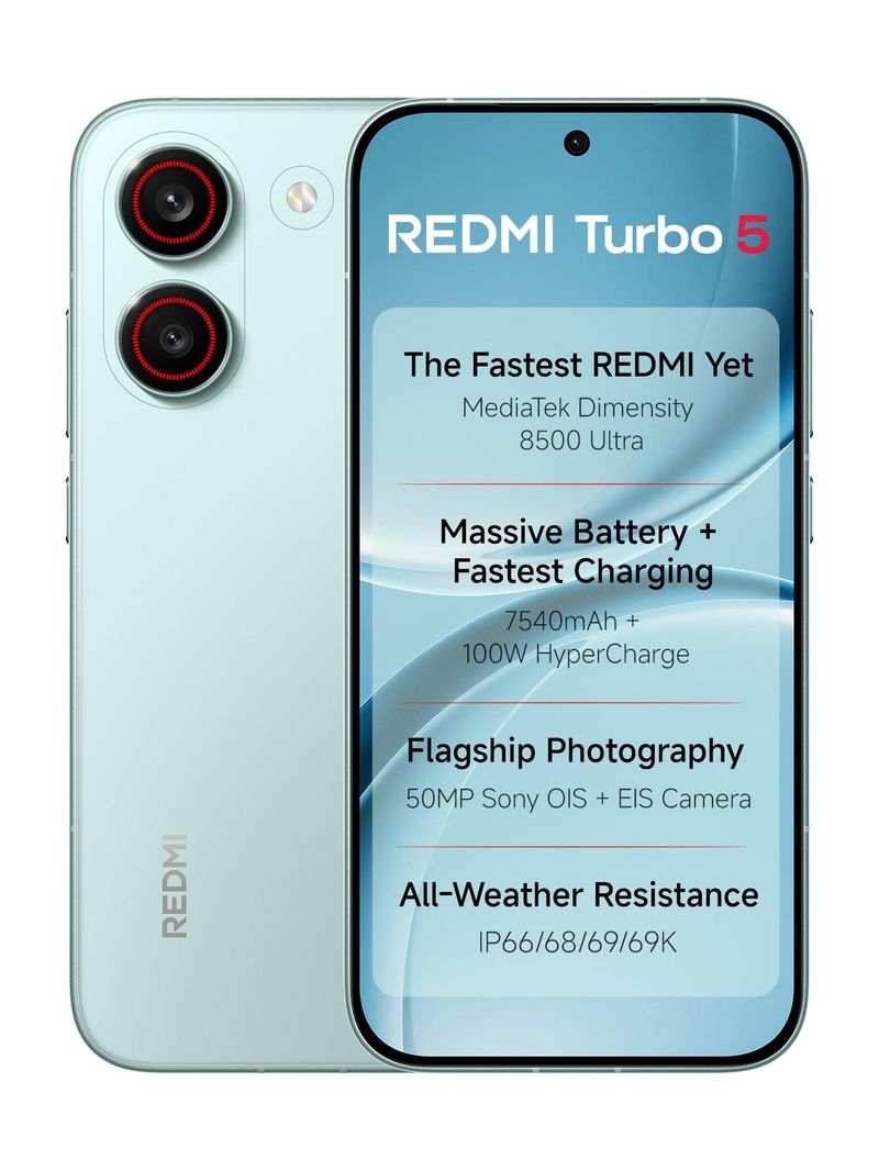 Redmi Turbo 5 5G Nitro Blue 256GB 8GB RAM - Image 2