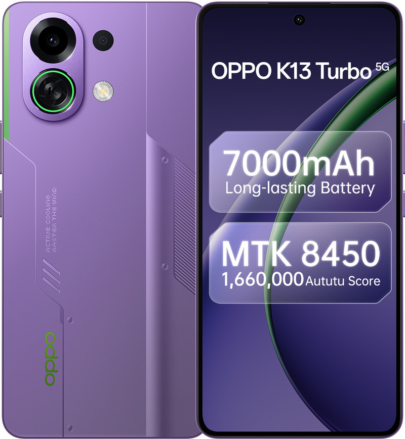 Oppo K13 Turbo 5g (purple Phantom, 256 Gb, 7000 Mah)